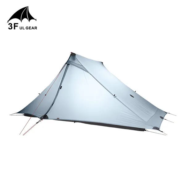 Engrenagem Lanshan 2 Pro / 1 Pro pessoa Acampar Tenda Não Pólo Homem Ultralight Tarp Tendas e abrigos ao ar livre