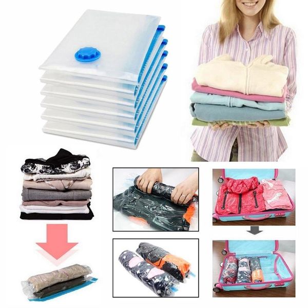 

storage bags vacuum shopper bag for hairpins seal compressed travel saving space transparent clothes orgainzer