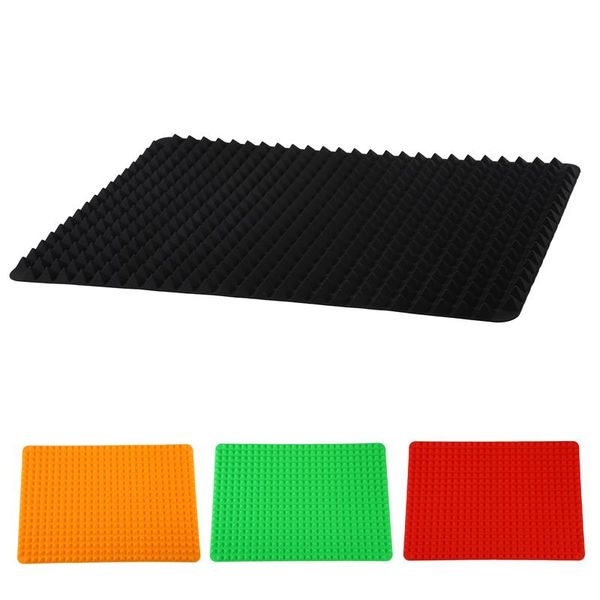 

mats & pads silicone non-stick healthy cooking baking mat with pyramid surface-16 inches x 11
