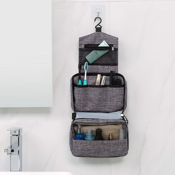 

storage bags high capacity makeup bag travel cosmetic waterproof toiletries kit ladies beauty polyester organizer