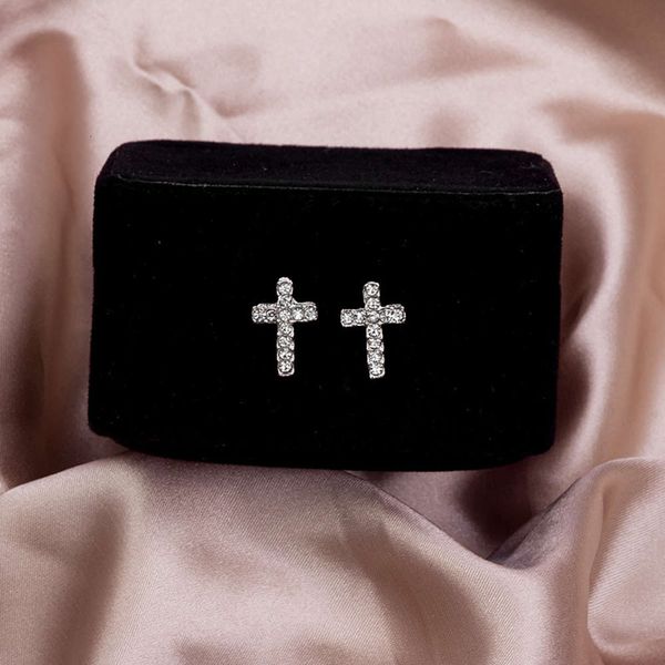 

cross inlaid with earrings earrings