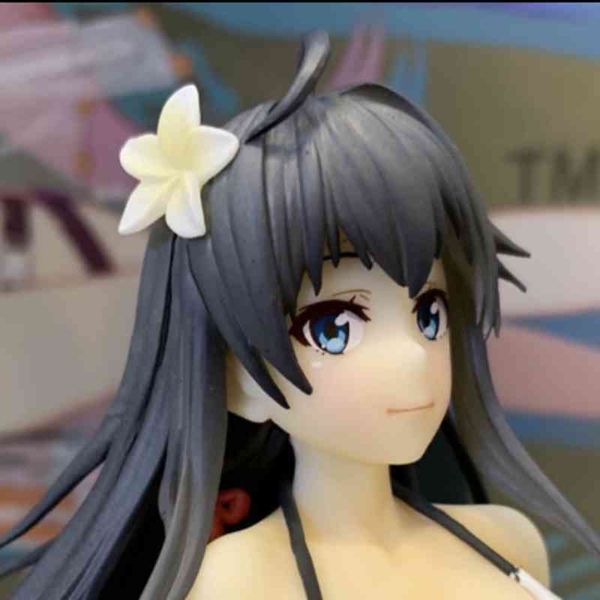 Anime Gençlik Romantik Hikayem Gerçekten Bir Sorun Var Yukinoshita Yukino Yaz Mayo PVC Action Figure Collower Model Bebek Oyuncakları X0503