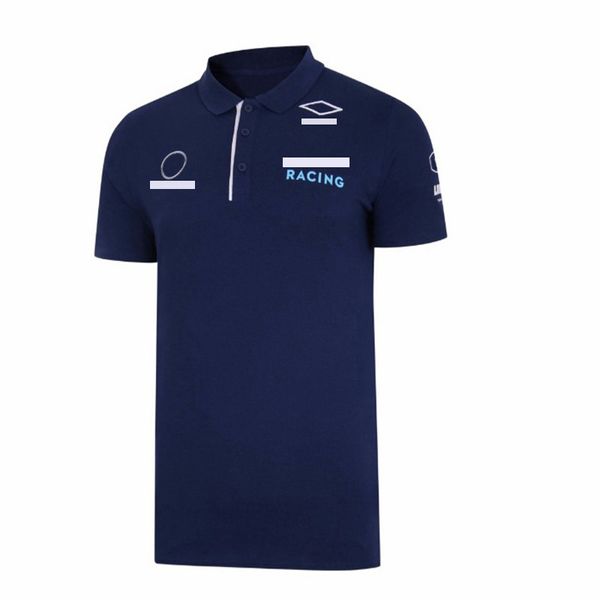 2021 Season F1 Racing Polo Shirt Fórmula 1 Team Factory Uniforme Verão T-shirt de manga curta do mesmo estilo2935 Edkn