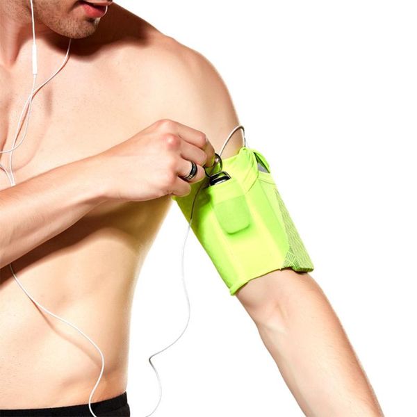 

storage bags elastic running mobile phone arm bag sports fitness wrist