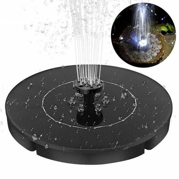 

2.4w mini solar power water fountain garden pool pond outdoor panel bird bath floating pump decor decorations