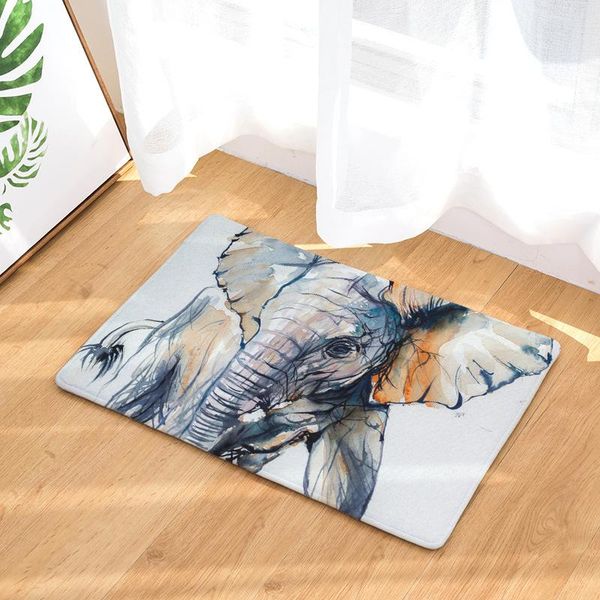

elephant modern kitchen mat anti-slip bathroom carpet home entrance hallway door wardrobe/balcony area use carpets
