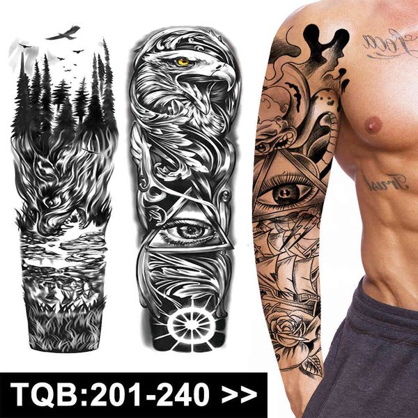 

tattoo paste stickers arm full ls 10