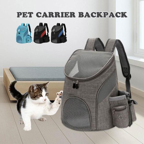 

dog car seat covers pet carrier backpack multifunctional outing cat bag convenient collapsible for hiking travel