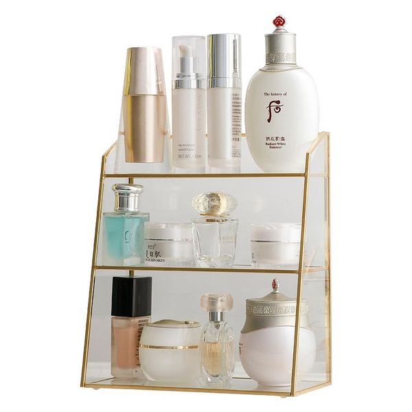 

1pc makeup rack lipstick organizer pressed powder holder multilayer storage boxes & bins