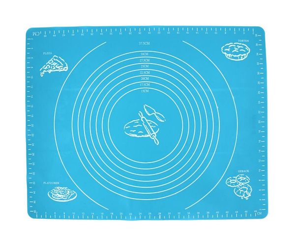 

silicone mat for baking dough mats pizza pastry oven rolling non-stick cake tools pins & boards