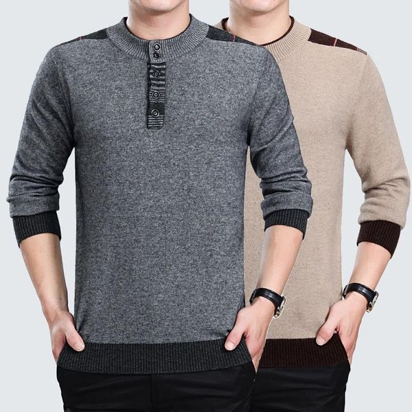 

men's sweaters 2021 winter arrivals thick warm o-neck wool sweater men brand-clothing knitted cashmere pullover, White;black