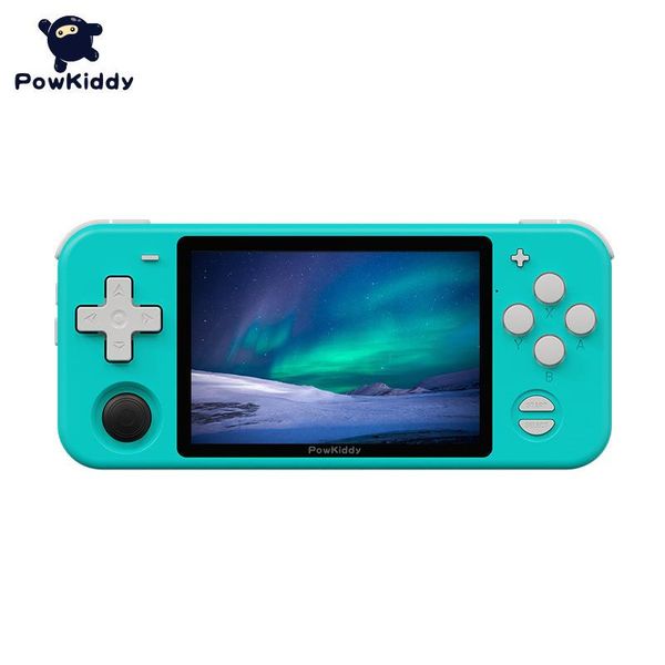 

portable game players powkiddy rgb10 max pro open source system psp handheld console 3.5-inch rk3326 ips screen 3d joystick gift for childre