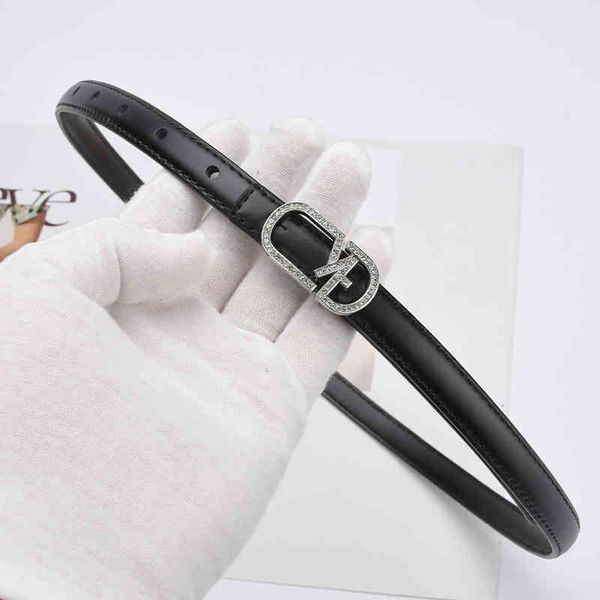 

waistbands belts simple cowhide decorative belt women's net red fashion versatile with dress shirt small waist chain, Black;brown