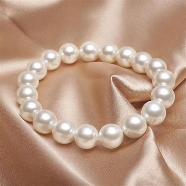 

beaded, strands natural white sheel bracelets for women charm elegant handmade baroque shell pearl bracelet jewelry wedding wholesale, Black