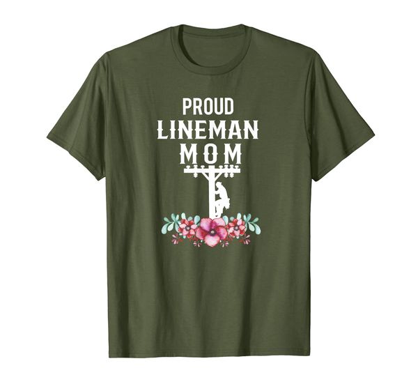 

Proud Lineman Mom Gift For Linemans Mother T-Shirt, Mainly pictures