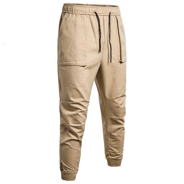 

men's jeans leggings loose straight casual pants solid color men an73, Blue