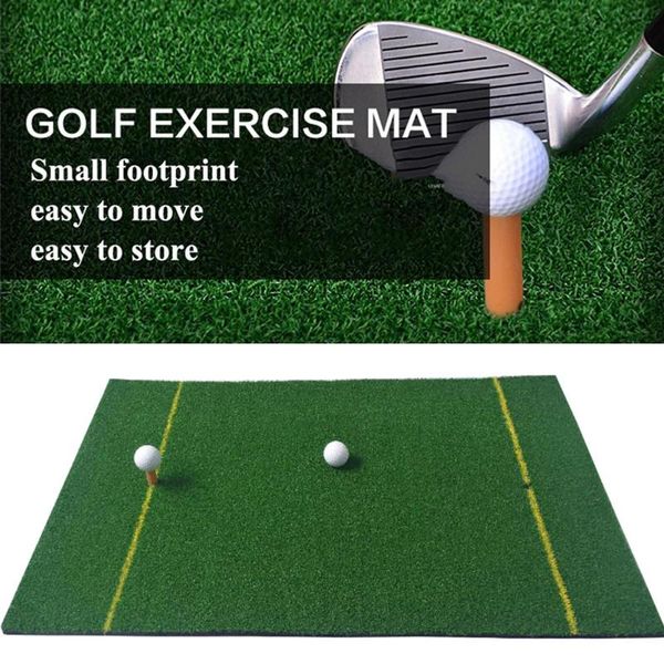 

golf training aids 60cm x 90cmx1.5cm indoor outdoor carpet mini putting ball pad two-way practice mat washable anti-slip green