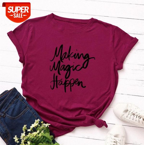 

women's loose round neck short-sleeved cotton t-shirt t02 #qe2c, White