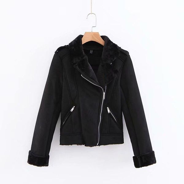 

women's jackets xz90-1844 european and american fashion jacket, Black;brown
