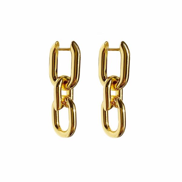 

hoop & huggie 2021 arrival brief design dangle earrings for women, Golden;silver