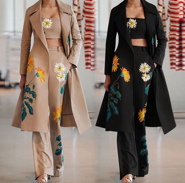 

three piece pants designer womens jackets long coats suit casual outfits fitness leggings workout set woman shirts new style for girls bra f, White