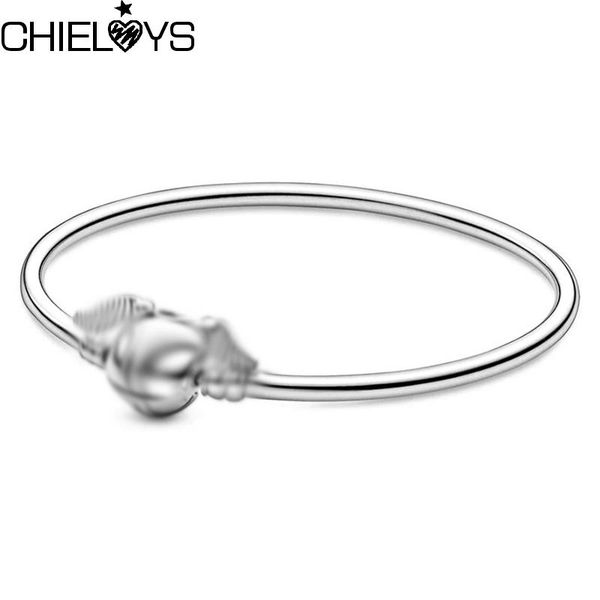 

charm bracelets classic series silver plated heart bangles fit original beads charms brand bracelet for women diy jewelry gift, Golden;silver