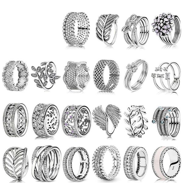 

panjia ring 925 sterling silver simple index finger ring hand jewelry, Black