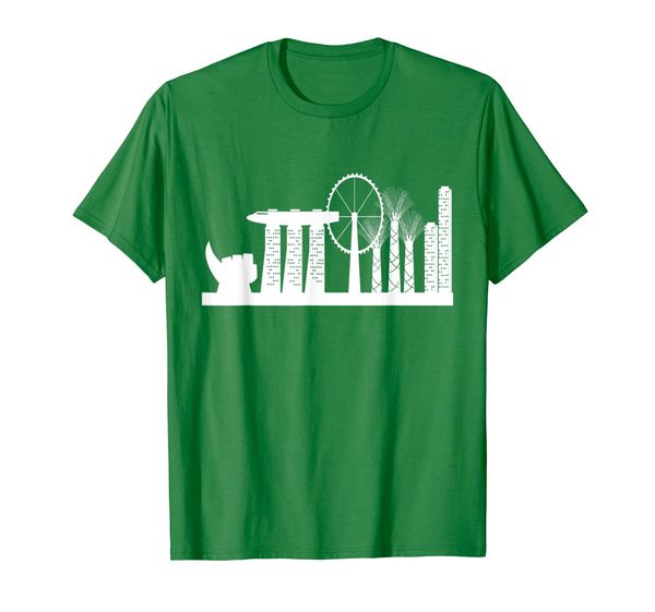 

marina bay singapore t-shirt southeast asia asian country, White;black