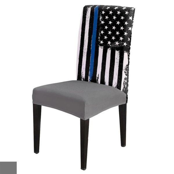 

chair covers american flag blue black printed cover for dining room table chairs kitchen tablecloth home decor
