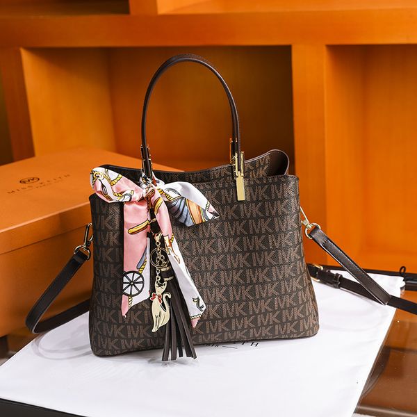 

mkj handbag 2021 fashion pu women's bag large capacity single shoulder messenger