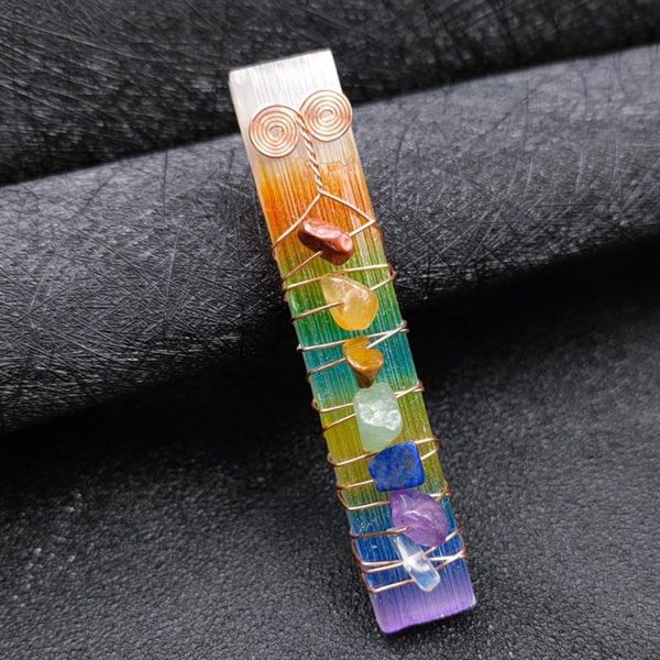 

natural selenite transparent unique shape shiny yoga meditation stone hanging ornament stones energy lucky gifts decorative objects & figuri