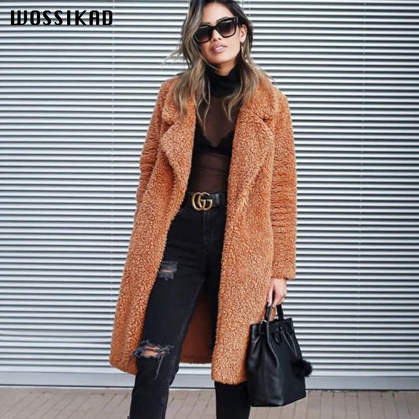 

women's trench coats 2021 women clothes long solid color woolen loose coat lapel windbreaker thick cloak mujer modis casacos manteau fe, Tan;black