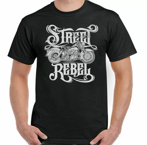 

biker mens motorcycle bike chopper cafe racer street rebel, White;black