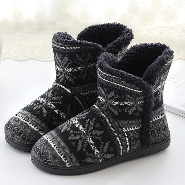 

slippers women's winter soft short velvet fur sturdy sole bedroom non slip warm home shoes 2021, Black