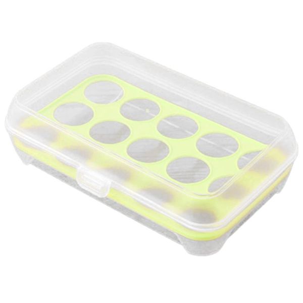 

storage bottles & jars 15 grids home kitchen supplies egg container box compact size pp case gadgets