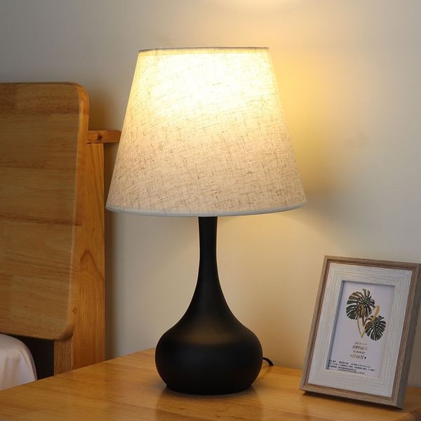 

european american style bedroom bedside desk lamp