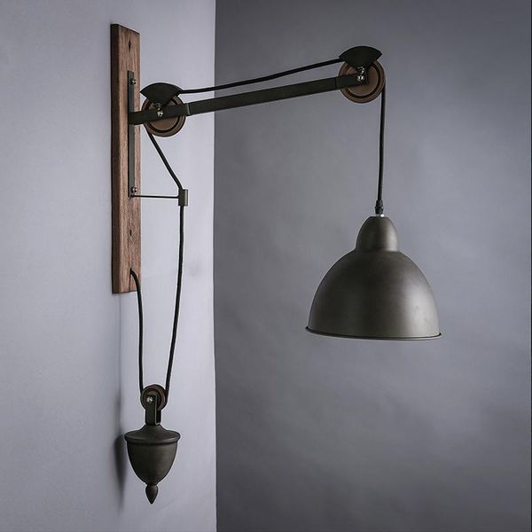 

wall lamp modern industrial decor abajur rope corridor dining room bedroom