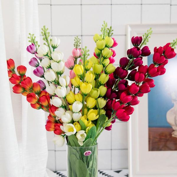 

lily of the valley artificial flower for wedding decoration household simulation real touch fake decorative flowers & wreaths