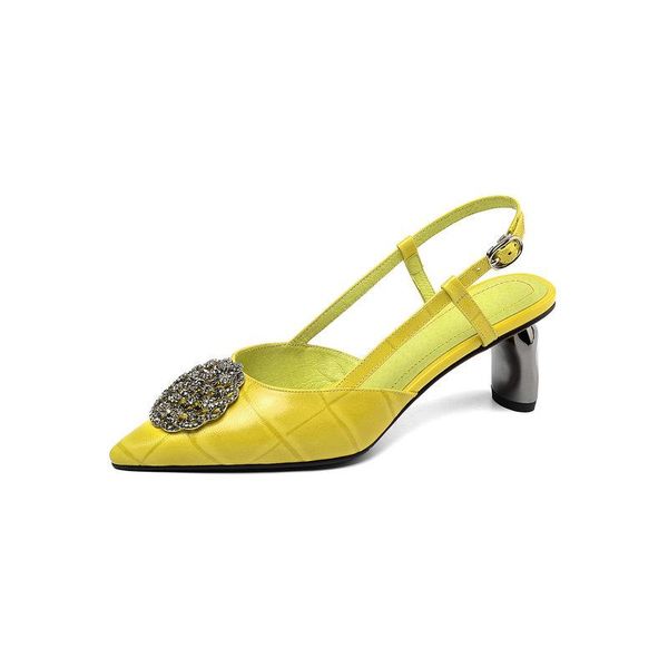 

genuine leather high heels party women shoes heel spring symmer office ladies dress, Black