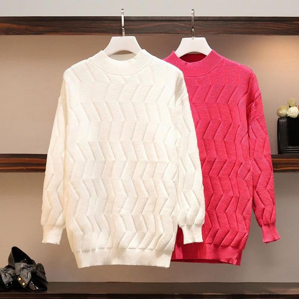 

women's sweaters woman in autumn and winter are loose, lazy immortal., White;black
