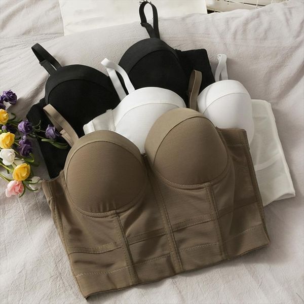 

korean fashion crop tube women tanks underwear casual summer backless bralette lingerie camisole female, White