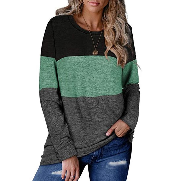 

sweatshirt women fashion clothing long sleeve casual round neck pullover ladies sweatshirts female loose hoodies women's &, Black