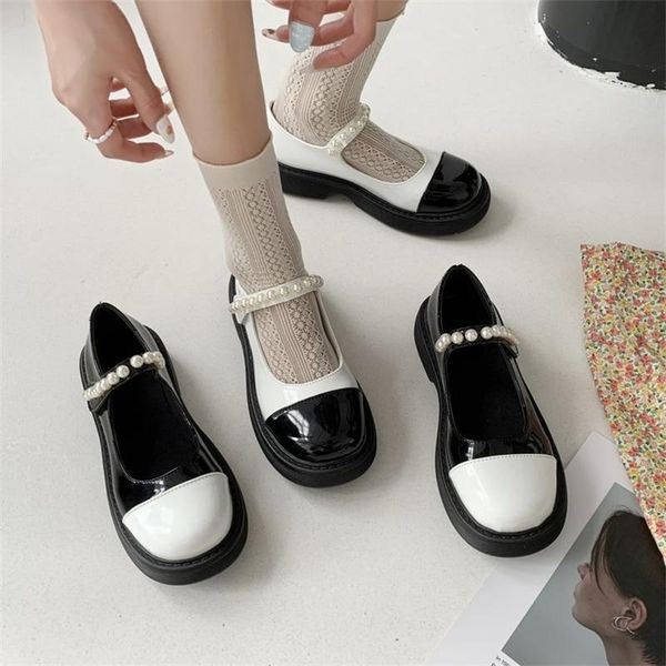 

sandals 2021 female cute mary janes shoes pumps platform wedges high heels ladies vintage sweet gothic punk, Black