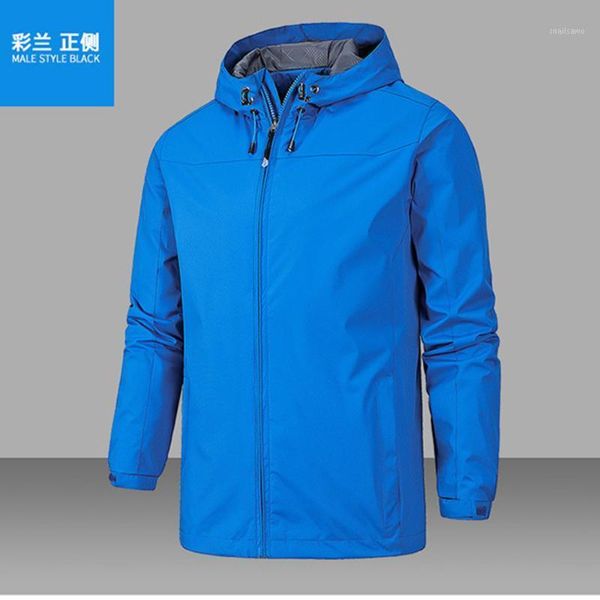

selling windproof and waterproof jacket 2021 outdoor mountaineering spring autumn men's ski zipper hooded jackets, Black;brown