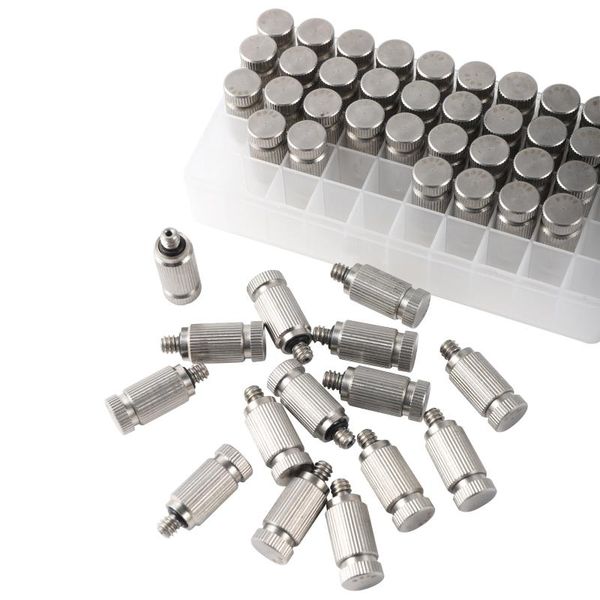 

watering equipments 304 stainless steel 3/16" thread high pressure atomization nozzle garden landscaping cooling humidify disinfection