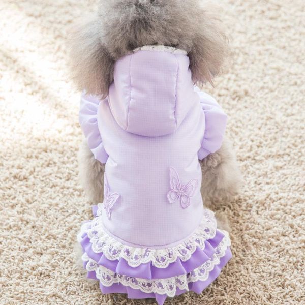 

dog apparel dresses for small dogs luxury ropa de perros mascotas ubranko dla psa honden kleding skirts keep warm in winter and thicken