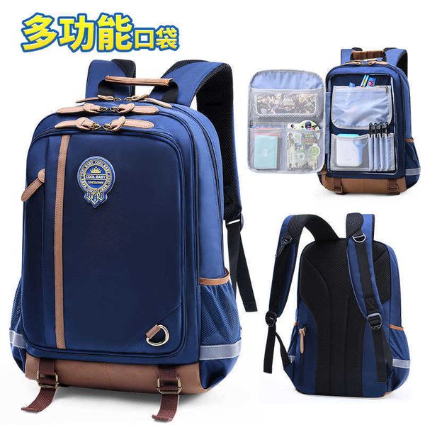 

2021 children's schoolbag 1-3-6 light and large capacity shoulder bag for boys