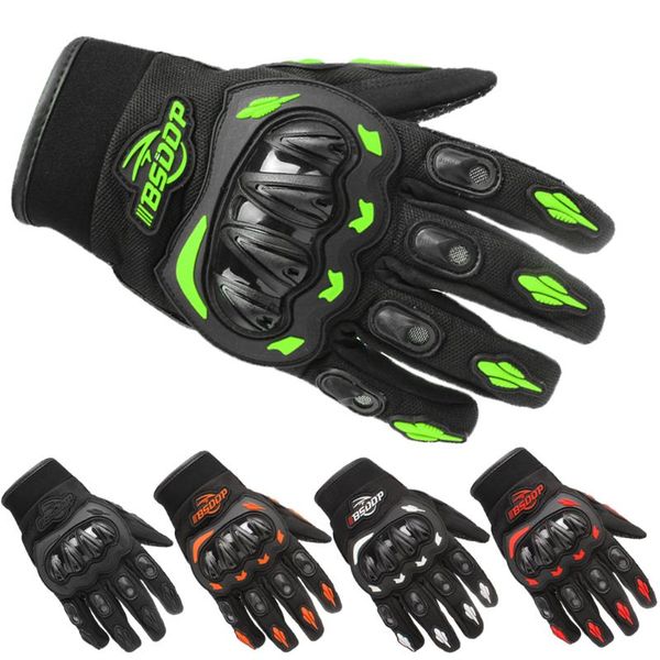 

cycling gloves motorcycle breathable full finger racing outdoor sports protection riding cross dirt bike, Black
