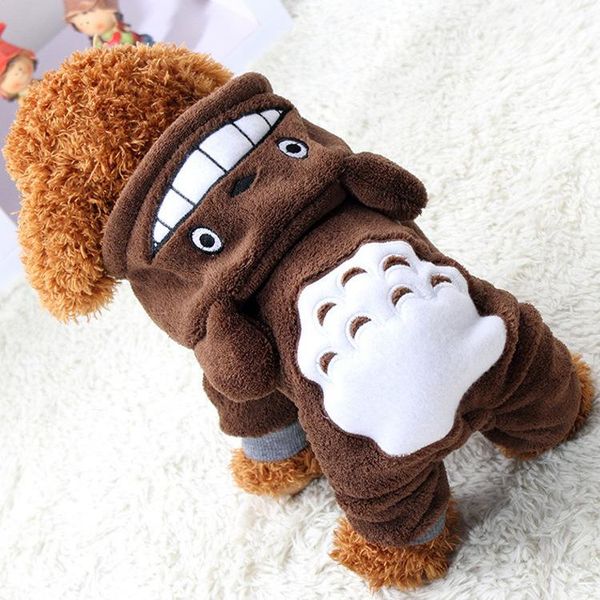 

dog apparel pet clothes teddy small totoro turned into autumn and winter models