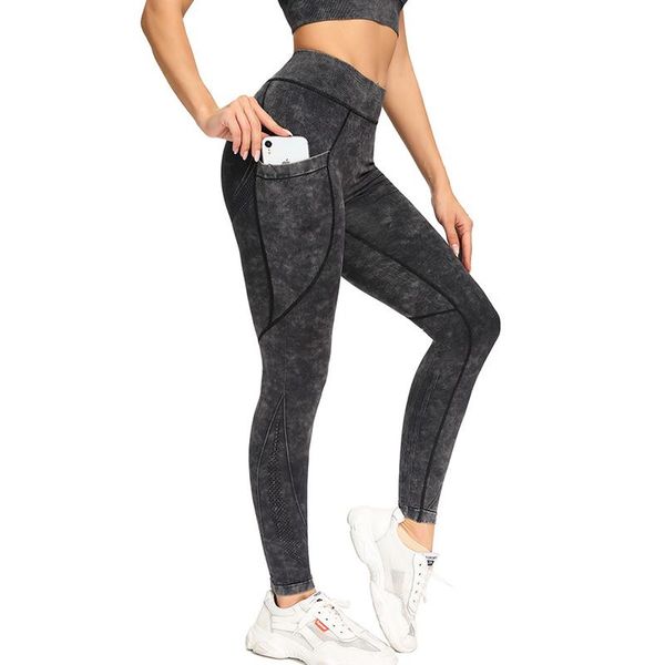 

yoga pants women with pocket plus size leggings sport girl gym tummy control jogging tights female fitness outfit